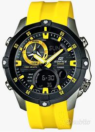 Orologio Casio Edifice subacqueo giallo - unico