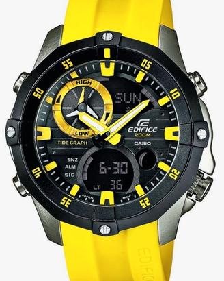 Orologio Casio Edifice subacqueo giallo - unico