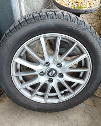Cerchi in Lega con pneumatici Termici 205/55 R16