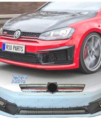 PARAURTI ANTERIORE VOLKSWAGEN VW GOLF 7 LOOK R400