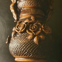 Vaso antico ricamato