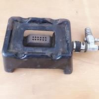 Fornello cannello da banco per laboratorio vintage