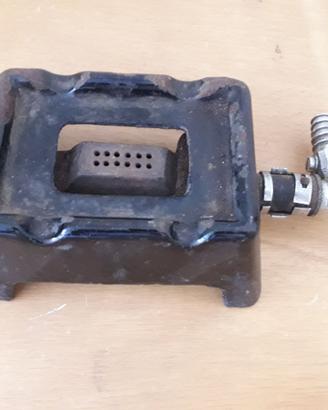 Fornello cannello da banco per laboratorio vintage