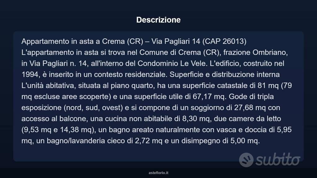 Appartamento – Crema, Ombriano - Vista 3