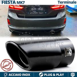 TERMINALE di Scarico per FIESTA ST MK7 OVALE Nero