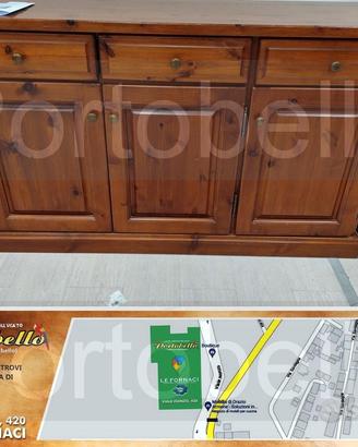Codice: 9965 MOBILE BUFFET N.3 ANTE IN PINO RUSSO
