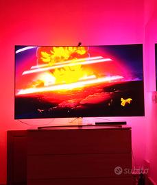 SAMSUNG QLED 65" Curvo - Home Cinema Full Smart +