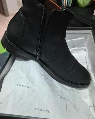 Pier One Leather - Stivaletto - black