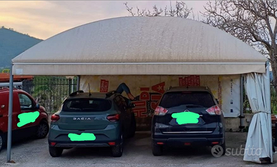 Gazebo ferro zincato 6x5 mt