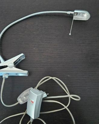 lampada per leggio con pinza