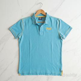 Polo Lonsdale London uomo taglia M azzurra