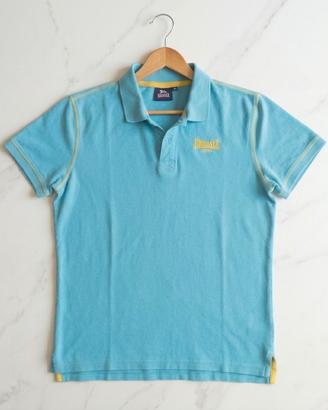 Polo Lonsdale London uomo taglia M azzurra