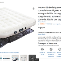 Letto/materasso autogonfiante in valigia EZ Bed