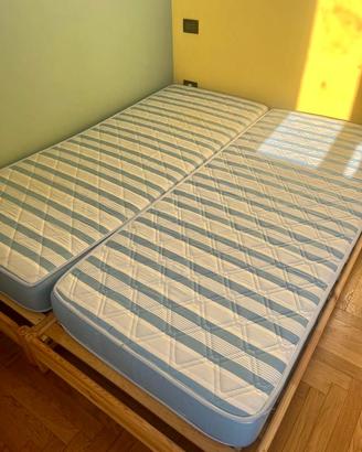due materassi singoli 80x190cm