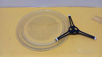 Base in vetro con supporto per ruotare nel forno a