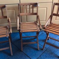 Sedioline in legno per bimbi anni ‘50