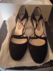 Décolleté Melluso in camoscio nero  scarpe ballo