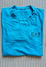 EA7 Emporio Armani t-shirt uomo azzurro taglia M