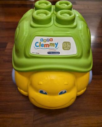 Tartaruga Trainabile Soft Clemmy Clementoni con Ma