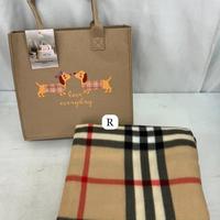 plaid matrimoniale con borsetta 