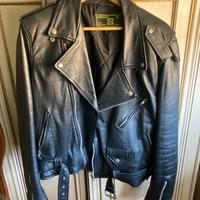 Giacca in pelle (chiodo) tg 46