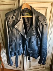 Giacca in pelle (chiodo) tg 46