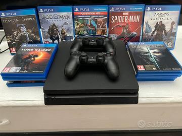 PS4 SLIM 1TB  lotto o solo console/giochi