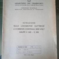 Istruzioni locomotive E626 E636
