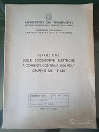 Istruzioni locomotive E626 E636
