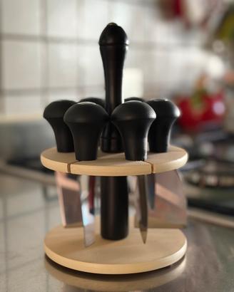 Set coltelli da formaggio in acciaio