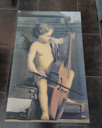 Quadro Angelo con viola