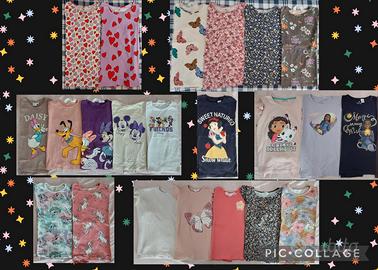 Magliette manica lunga 134/140 cm 8/10 anni