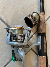 Canna da spinning+ borsa porta esche