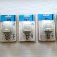 5 Lampadine LED E14 9W Sferetta Luce Calda 405lm 