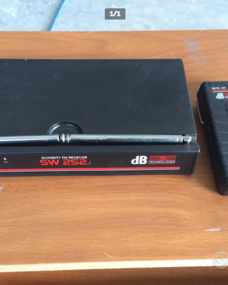 Radio microfono db technologies sw 252