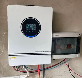 Kit fotovoltaico 10kw accumulo litio 6kw impianto