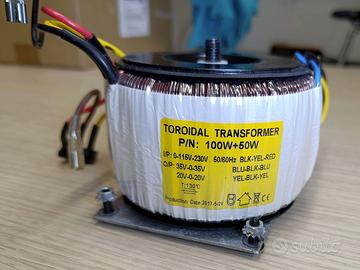 TRASFORMATORE TOROIDALE 100W+50W