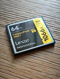 COMPACT FLASH Lexar 64 GB