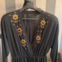 Tuta elegante da sera Nera da donna taglia 50