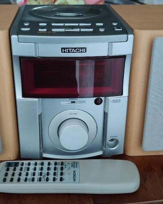 Radio CD con RDS Hitachi AX-M3E + Sub Aiwa TS-W45