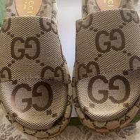 Sandali GG beige nuovi