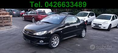 Ricambi usati PEUGEOT 206 CC 1.6 BENZINA 16V - NFU