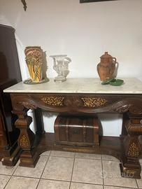 Consolle napoletana stile Impero o Carlo X
