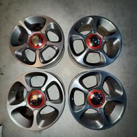 Set 4 cerchi originali Abarth 17”