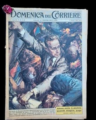 La Domenica del Corriere 1 ottobre 1961 Oppio