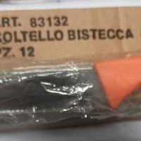 coltello bistecca Brandani inox 12 pz