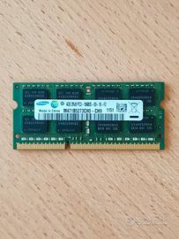 Ram originale Samsung 4GB per notebook