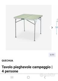 tavolo pieghevole da campeggio