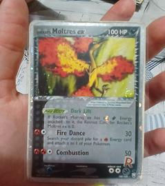 Carta pokémon Rocket's Moltres ex 100/109-