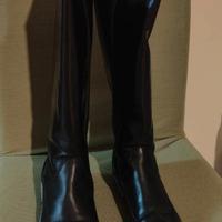 Stivali alti Frau in pelle nera tg 39